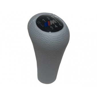 Vites Topuzu -BMW- -6 İleri- Man.Şanz; Gri Suni Deri -///M-